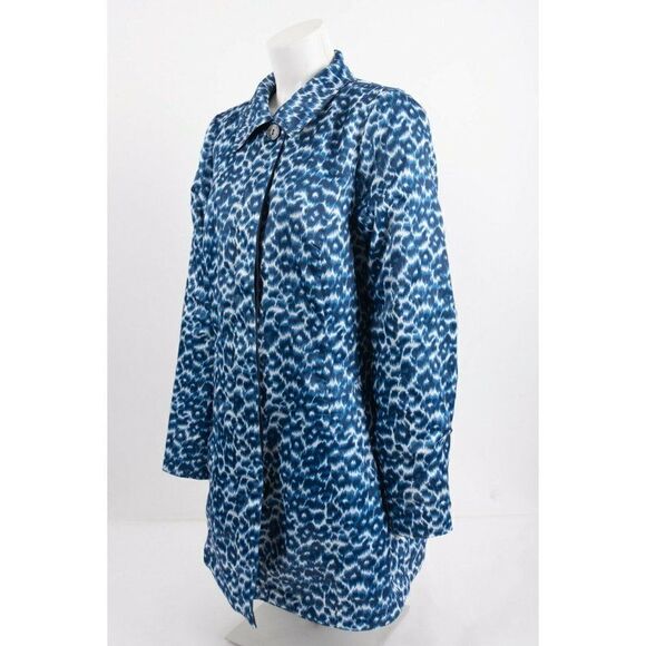 Dennis Basso Reversible Rain Trench Coat Jacket - Picture 2 of 6